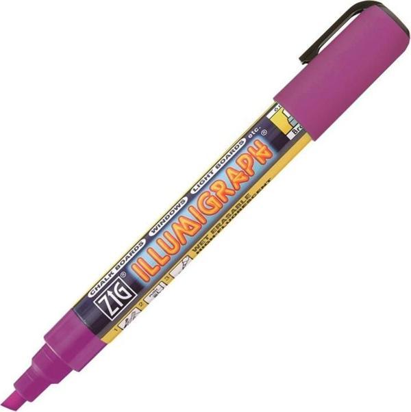 Zig Illumigraph Marker Sıvı Tebeşir Kalemi MOR - Image 1
