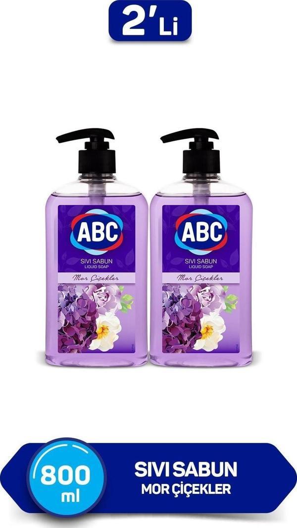 ABC SIVI SABUN MOR ÇİÇEKLER 400 ML 2 Lİ  - Image 1