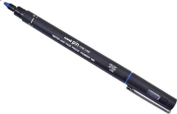 Uni Pin 0.1 Teknik Çizim Kalemi Mavi - Image 1