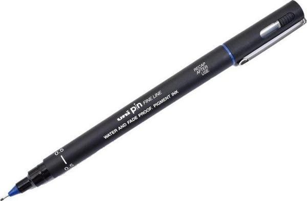 Uni Pin 0.5 Teknik Çizim Kalemi Mavi - Image 1