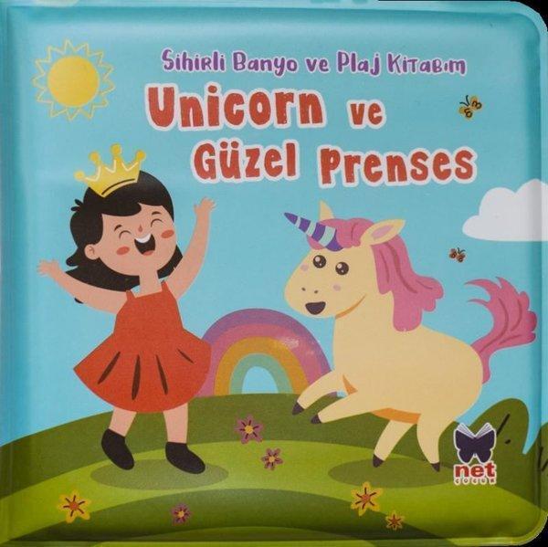 Unicorn ve Güzel Prenses - Sihirli Banyo ve Plaj Kitabım - Net Çocuk Yayınları Yayınevi - Image 1