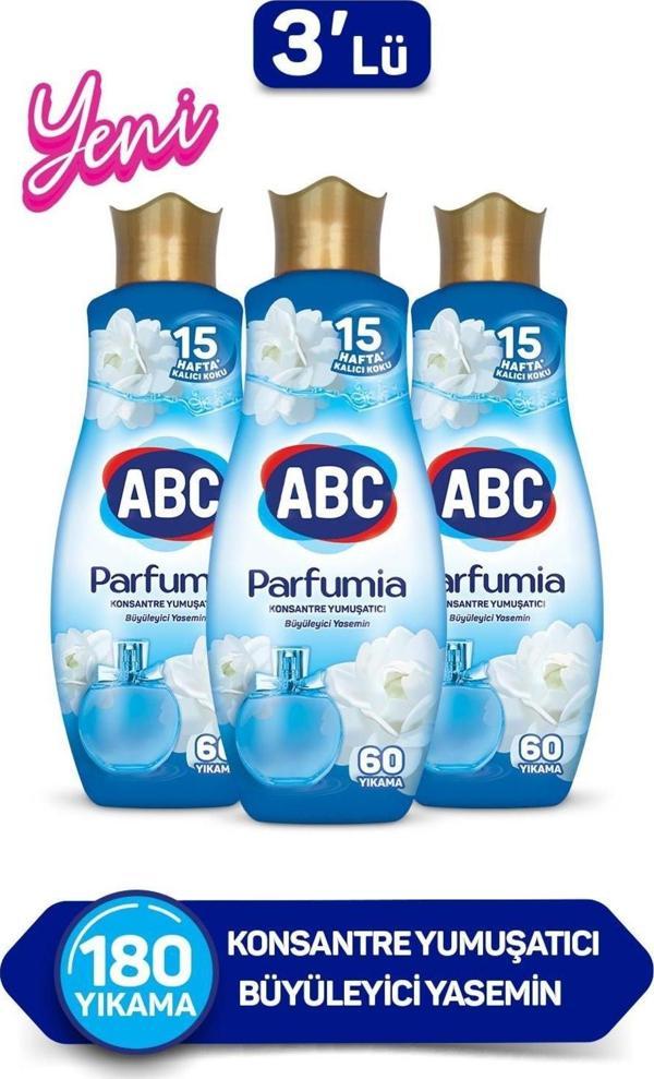 ABC KONSANTRE YUMUŞATICI PARFUMIA BÜYÜLEYİCİ YASEMİN 1440 MLx3 Adet - Image 1