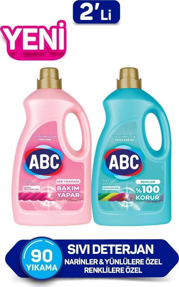 ABC SIVI DETERJAN RENKLİLER&NARİNLER 2'Lİ SET - Image 1