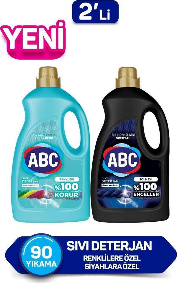 ABC SIVI DETERJAN RENKLİLER&SİYAHLAR 2'Lİ SET - Image 1