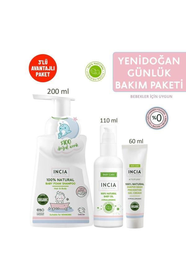 INCIA %100 Doğal Yenidoğan Günlük Bakım Seti - Image 1