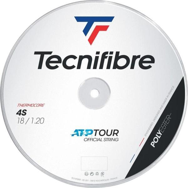 Tecnifibre 4S Siyah 1.20/18 200m Rulo Kordaj 04R4S120XB - Image 1