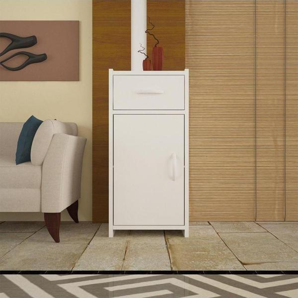 Modilayn Banyo Dolabı Mutfak Dolabı Tek Kapaklı Ofis Dolabı Yatak Odası Dolabı Çekmeceli - Image 1