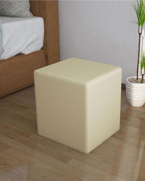 Modilayn Kare Puf Ahşap Iskeletli - Image 1