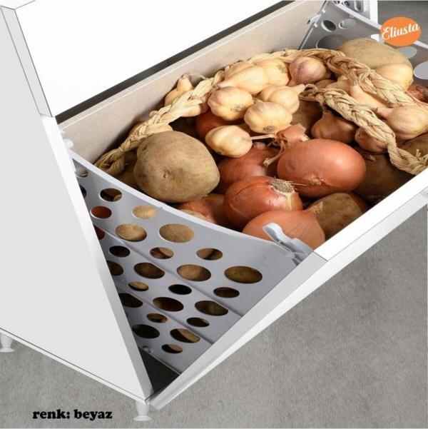 Modilayn Mutfak Dolabı Bahçe Dolabı Kirli Çamaşır Dolabı Düşer Kapalı Banyo Dolabı Çok Amaçlı Dolap - Image 1