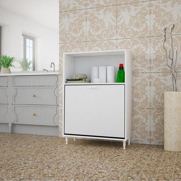 Modilayn Mutfak Dolabı Kirli Camasır Dolabı Sepetli Banyo Dolabı Cok Amaclı Dolap Oyuncak Dolabı - Image 1