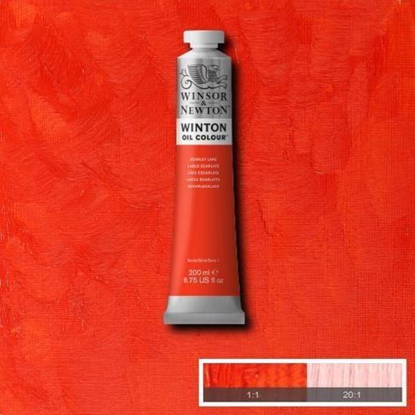 Winsor & Newton Winton Yağlı Boya 200 ml. 38 Scarlet Lake - Image 1