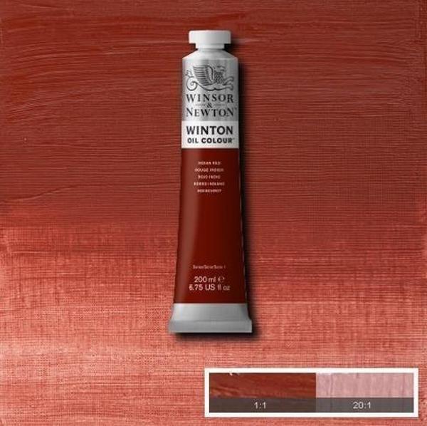 Winsor & Newton Winton Yağlı Boya 200 ml. 23 Indian Red - Image 1