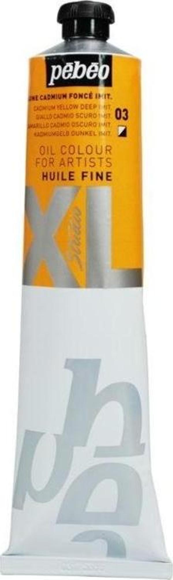 Pebeo Huile Fine XL Yağlı Boya 200 ml. 03 Cadmium Yellow Deep Imit. - Image 1