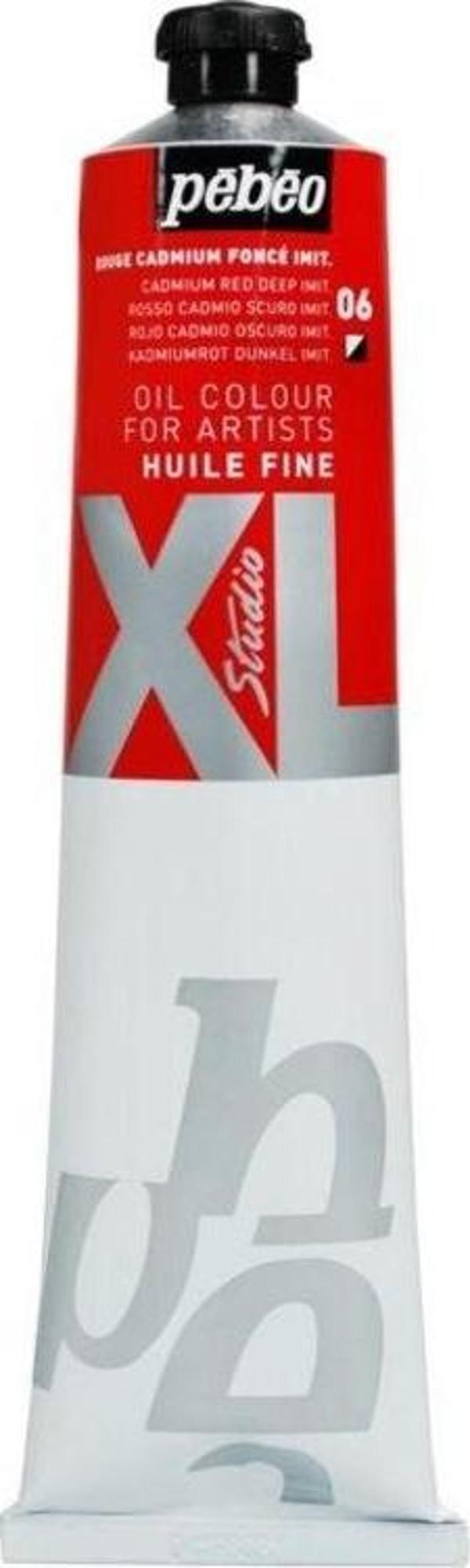 Pebeo Huile Fine XL Yağlı Boya 200 ml. 06 Cadmium Red Deep Imit. - Image 1