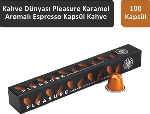 Kahve Dünyası Karamel Aromalı Kapsül Kahve 100 Kapsül - Image 1