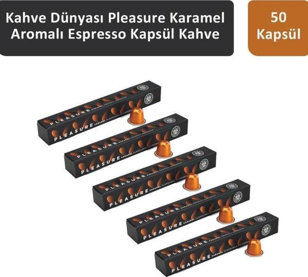 Kahve Dünyası Karamel Aromalı Kapsül Kahve 50 Kapsül - Image 1