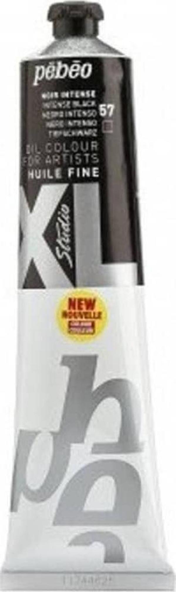 Pebeo Huile Fine XL Yağlı Boya 200 ml. 57 Intense Black - Image 1