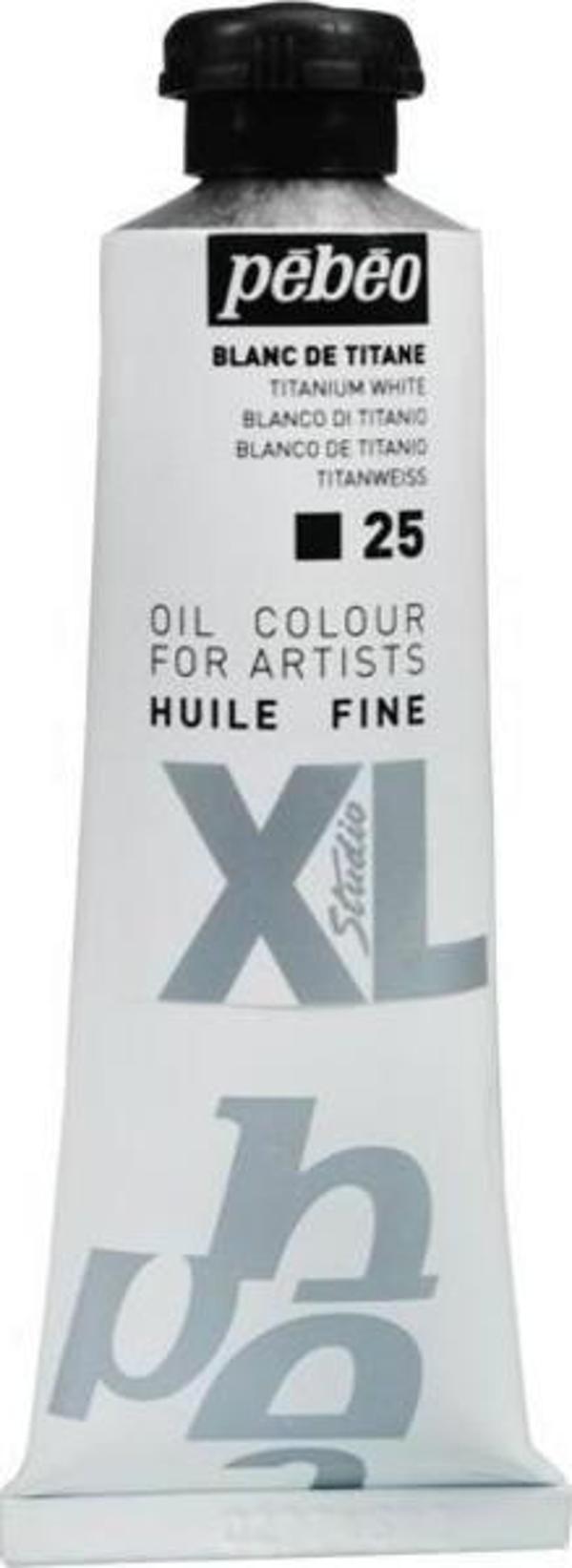 Pebeo Huile Fine XL Yağlı Boya 37 ml. 25 Titanium White - Image 1