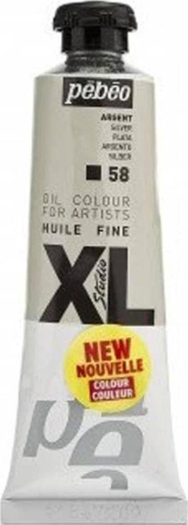 Pebeo Huile Fine XL Yağlı Boya 37 ml. 58 Silver - Image 1