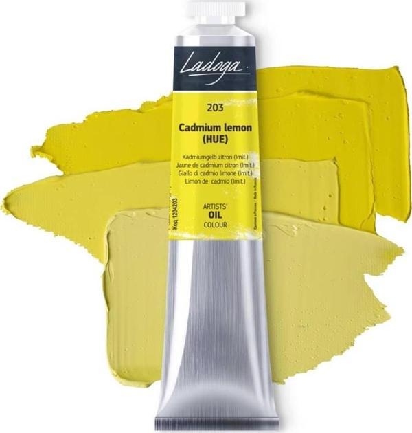 St. Petersburg Ladoga Yağlı Boya 46 ml Cadmium Lemon (Hue) 203 - Image 1