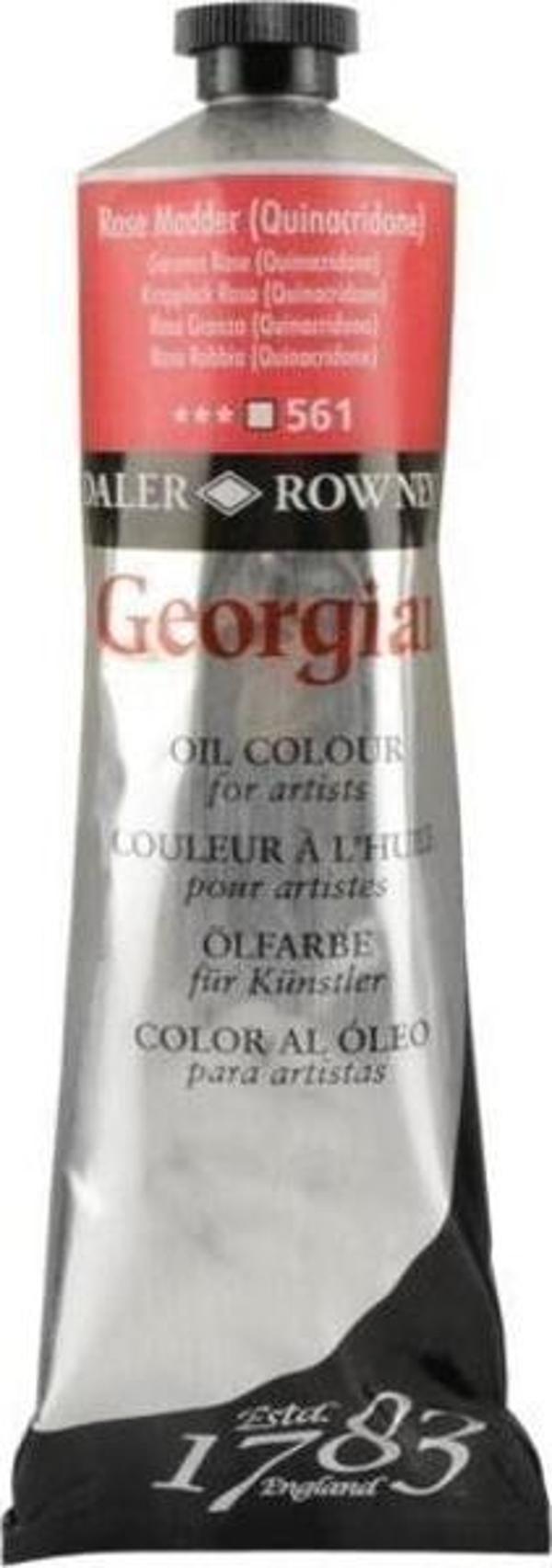Daler Rowney Georgian Yağlı Boya 225 ml 561 Rose Madder Quinacridone - Image 1