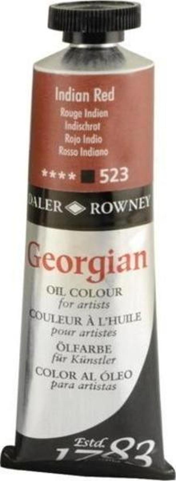 Daler Rowney Georgian Yağlı Boya 225 ml 523 Indian Red - Image 1