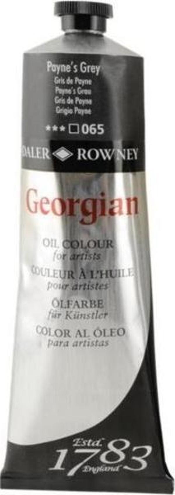Daler Rowney Georgian Yağlı Boya 225 ml 065 Payne's Grey - Image 1