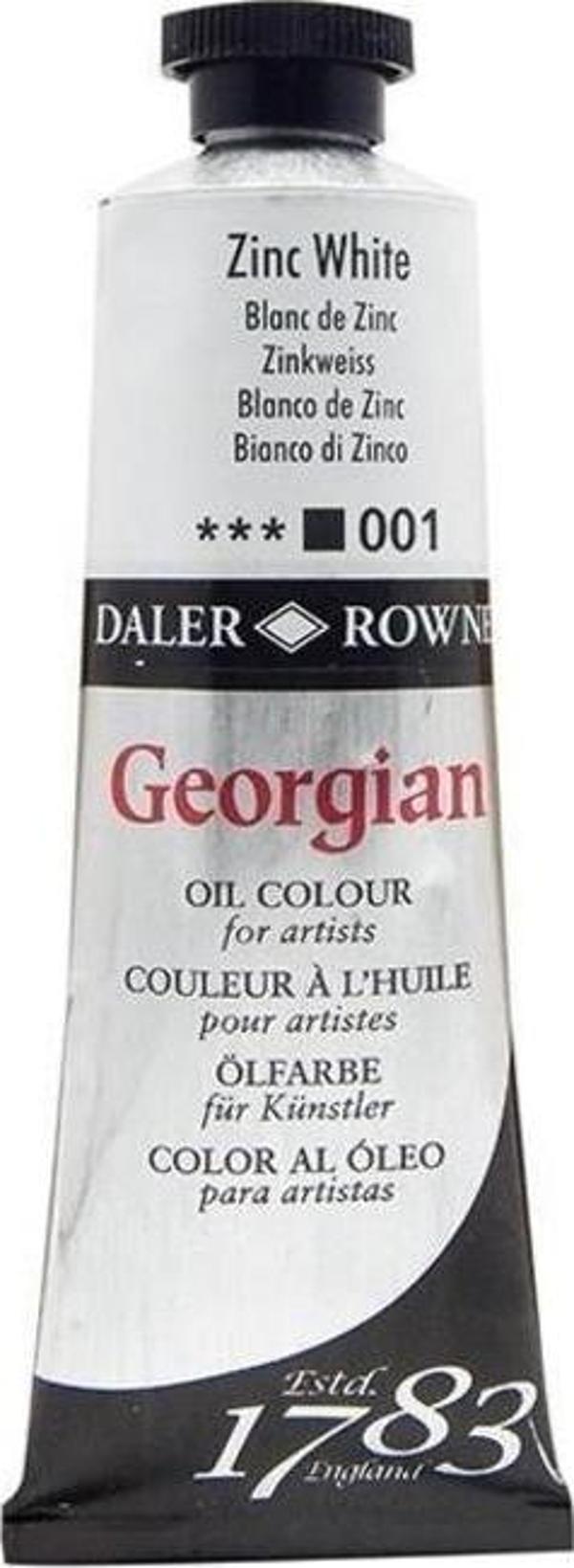 Daler Rowney Georgian Yağlı Boya 225 ml 001 Zinc White - Image 1