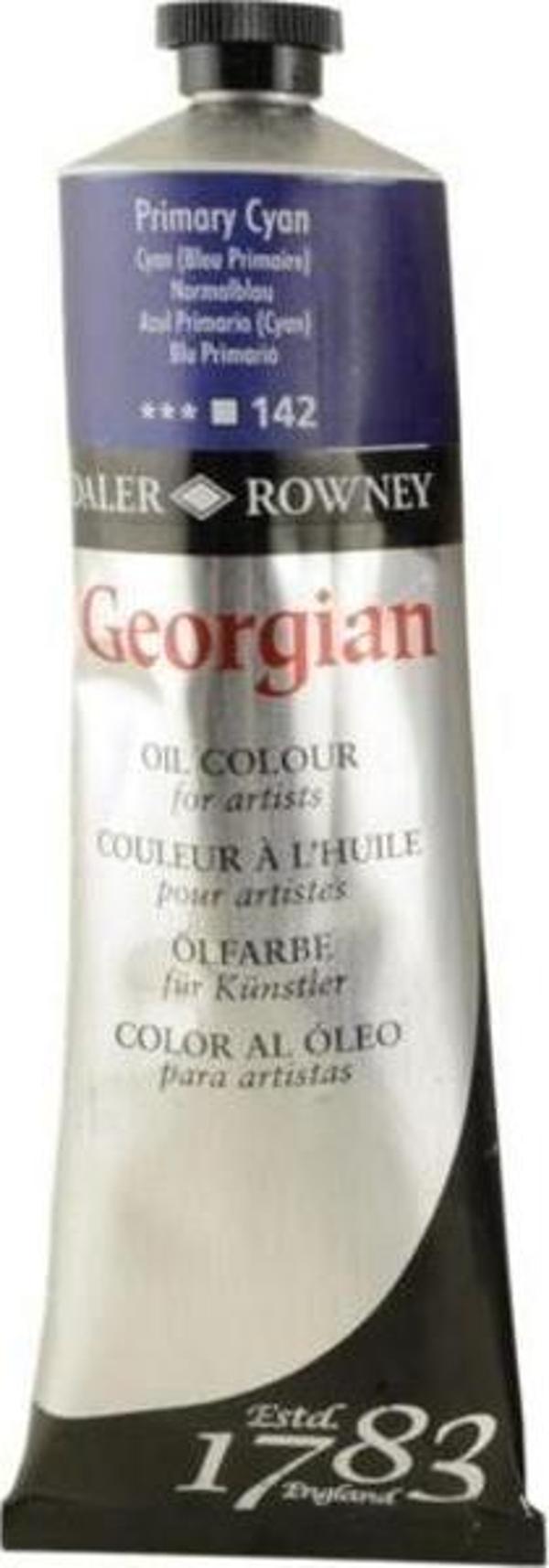 Daler Rowney Georgian Yağlı Boya 225 ml 142 Phthalo Blue - Image 1
