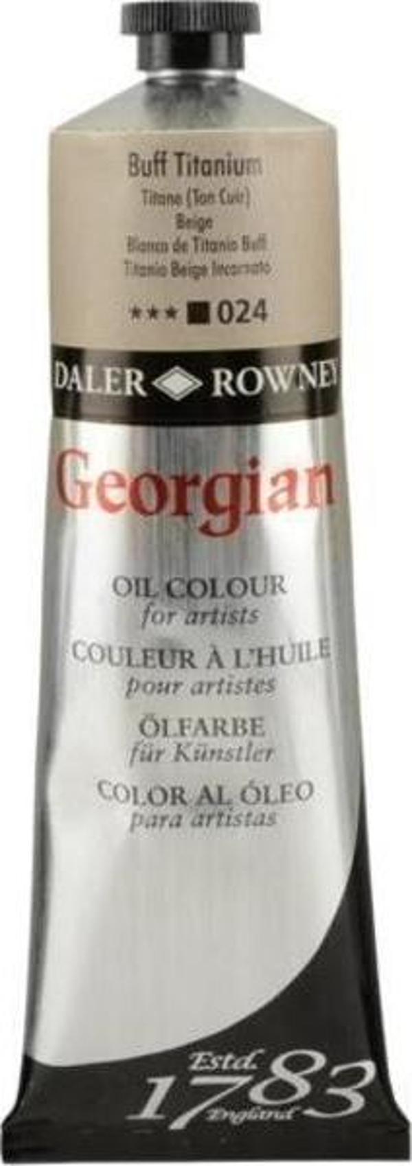 Daler Rowney Georgian Yağlı Boya 225 ml 024 Buff Titanium - Image 1