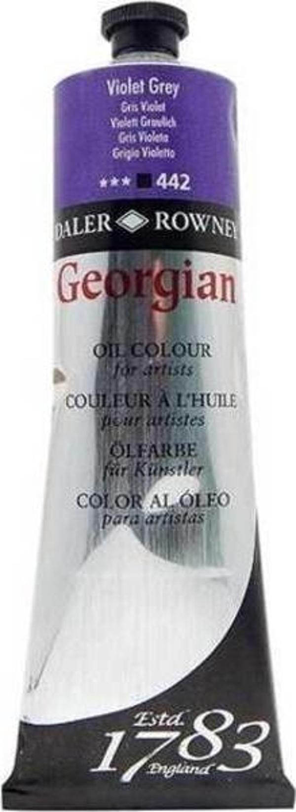 Daler Rowney Georgian Yağlı Boya 225 ml 442 Violet Grey - Image 1