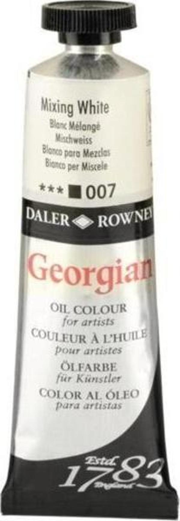 Daler Rowney Georgian Yağlı Boya 38 ml 007 Mixing White - Image 1