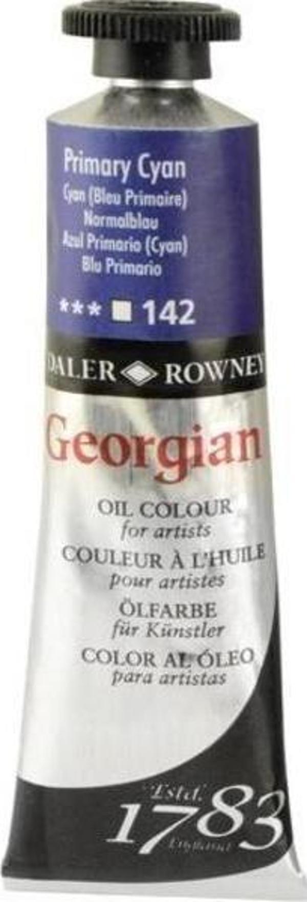Daler Rowney Georgian Yağlı Boya 38 ml 142 Phthalo Blue - Image 1