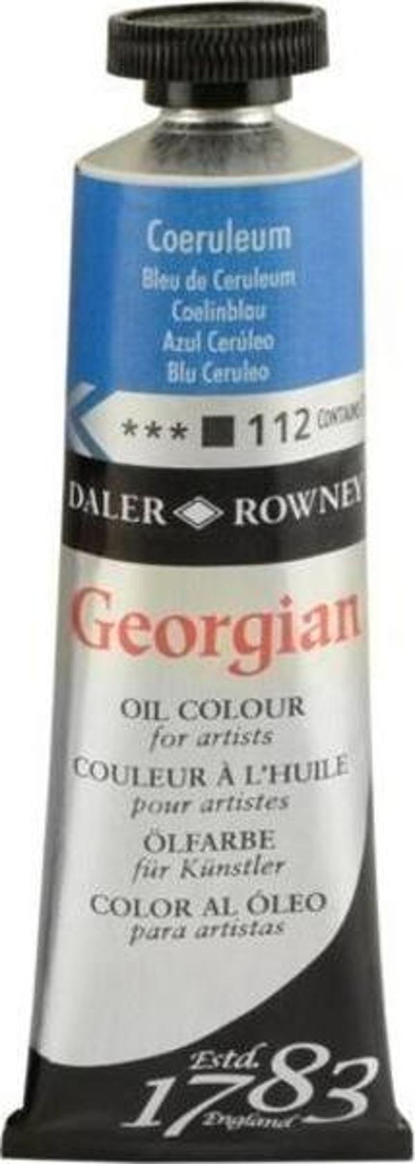 Daler Rowney Georgian Yağlı Boya 38 ml 112 Coeruleum Blue Hue - Image 1
