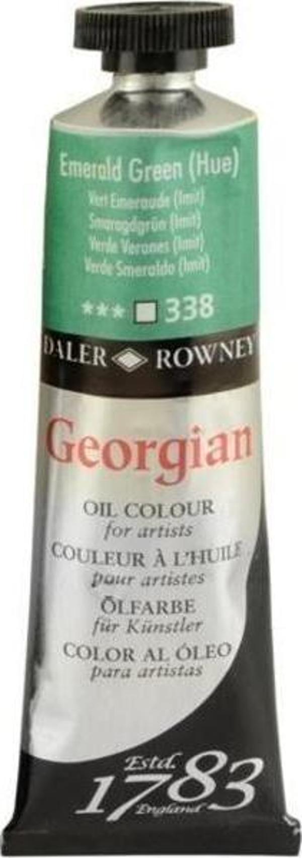 Daler Rowney Georgian Yağlı Boya 38 ml 338 Emerald Green Hue - Image 1