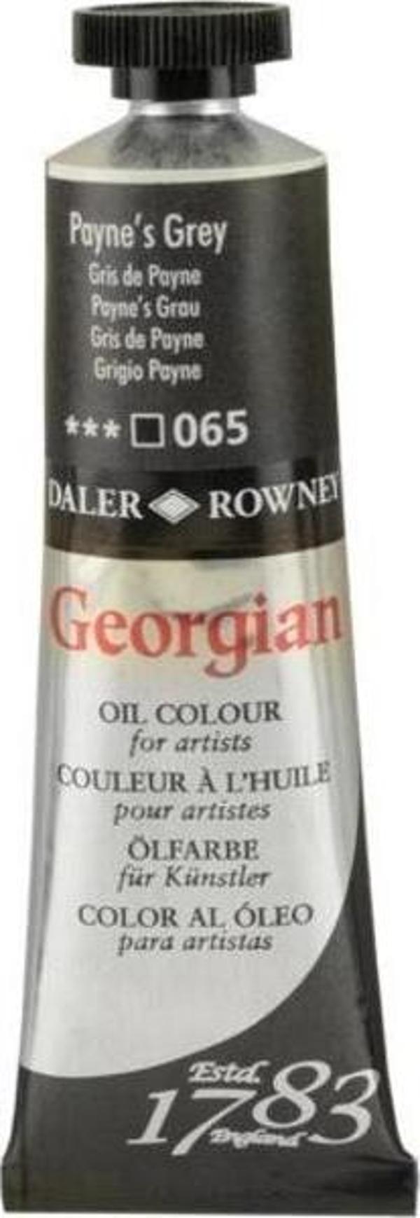 Daler Rowney Georgian Yağlı Boya 38 ml 065 Payne's Grey - Image 1