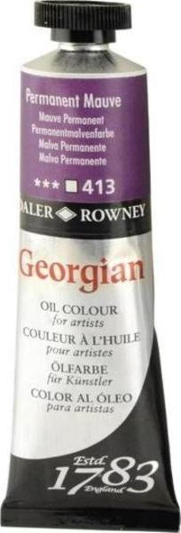 Daler Rowney Georgian Yağlı Boya 38 ml 413 Permanent Mauve - Image 1