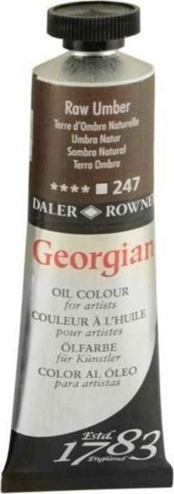 Daler Rowney Georgian Yağlı Boya 38 ml 247 Raw Umber - Image 1