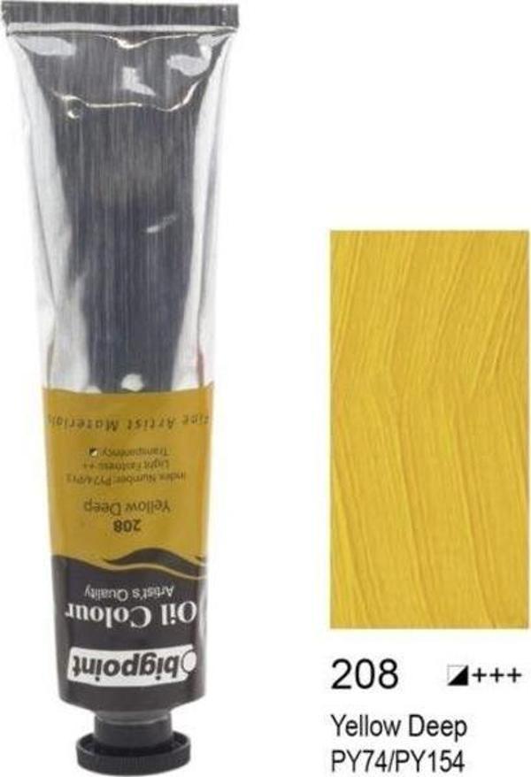 Bigpoint Yağlı Boya 45 ml. 208 Yellow Deep - Image 1