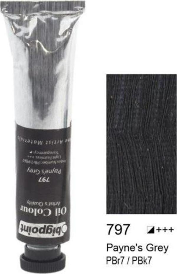 Bigpoint Yağlı Boya 45 ml. 797 Paynes Grey - Image 1
