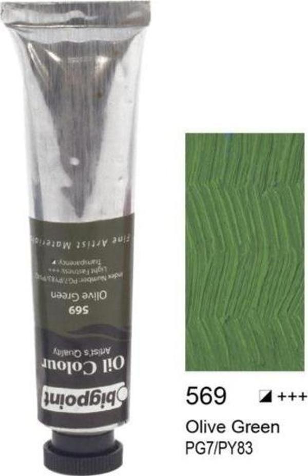 Bigpoint Yağlı Boya 200 ml. 569 Olive Green - Image 1