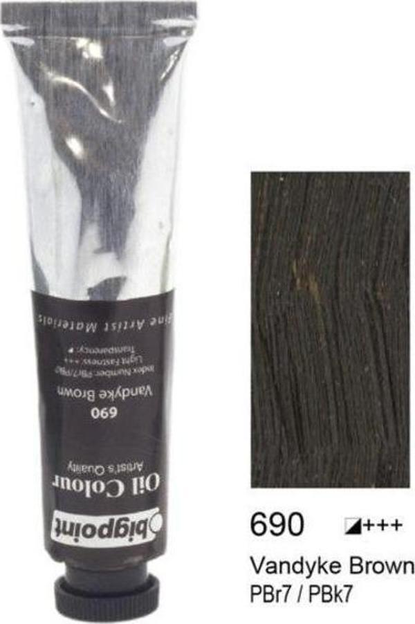 Bigpoint Yağlı Boya 200 ml. 690 Vandyke Brown - Image 1