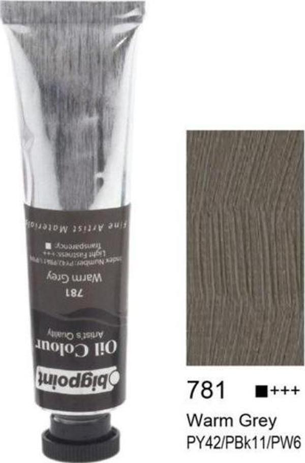 Bigpoint Yağlı Boya 45 ml. 781 Warm Grey - Image 1