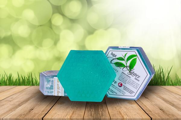 Doğal Yeşil Çay Ağacı Sabunu El Yapımı Doğala Özdeş 80 Gr. - Image 1