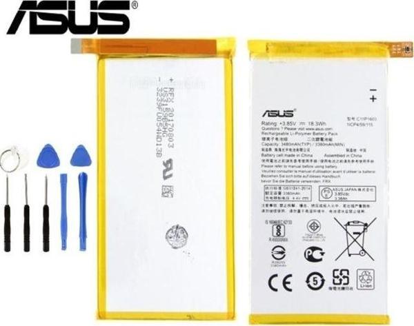Asus Zenfone Deluxe Pil Batarya ZS570KL C11P1603 ve Tamir Seti - Image 1