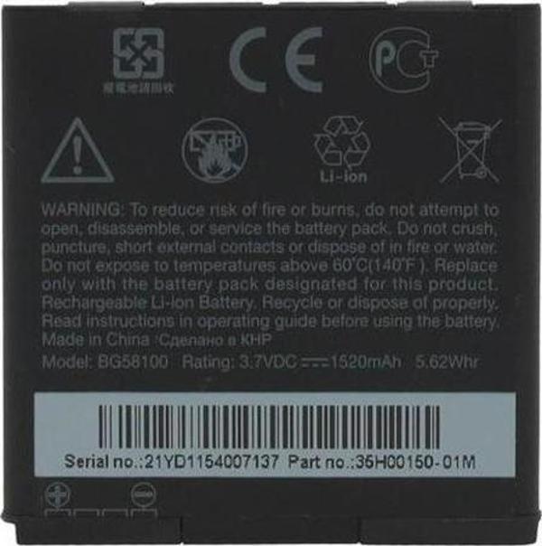 Htc Sensation Pil Batarya BG58100 - Image 1