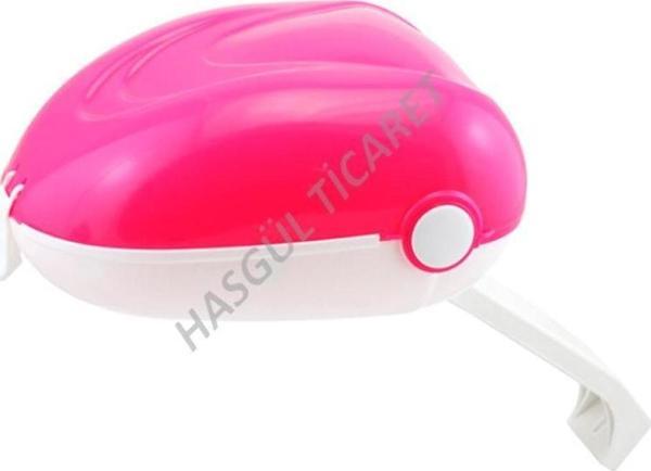 Hsgl Bisiklet Arka Kutu  Plastik Pembe Beyaz  Cmr UB KTU-125 - Image 1