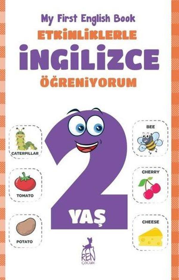Ekinliklerle İngilizce Öğreniyorum - 2 Yaş - Ren Kitap Yayınevi - Image 1