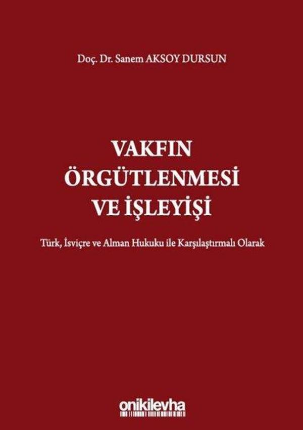 Vakfın Örgütlenmesi ve İşleyişi - On İki Levha Yayıncılık - Image 1