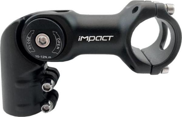 Impact Bisiklet Gidon Boğazı Ayarlı 31.8-28.6 90mm Siyah GDB-407 - Image 1